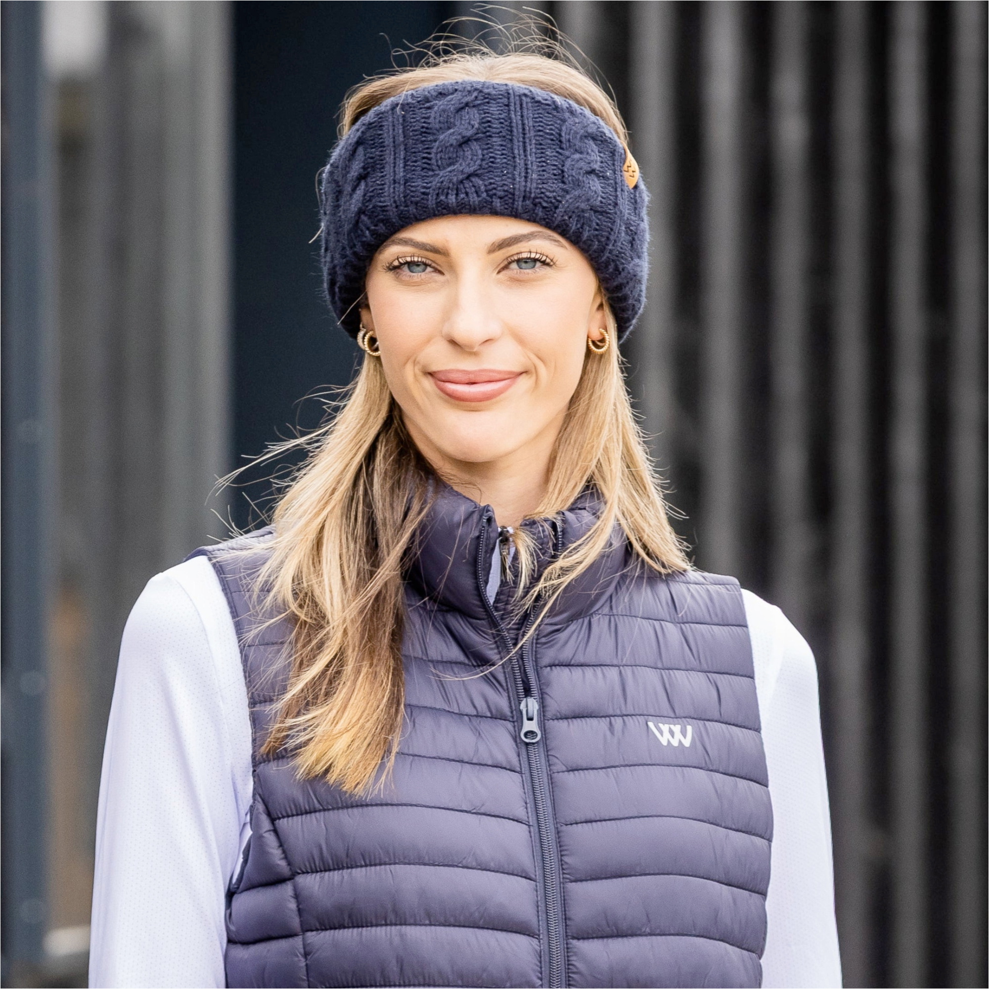 2025 Woof Wear Cable Headband WA0050-NANA - Navy